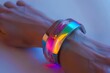 A bracelet that changes color with the wearera  s mood, revealing emotions even they might not be aware of
