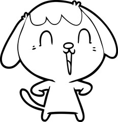 Naklejka na meble cute cartoon dog