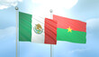 Mexico and Burkina Faso Flag Together A Concept of Relations