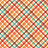 Fototapeta Na ścianę - Seamless background in warm colors consisting of colored diagonal stripes