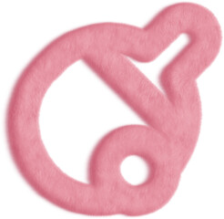 Sticker - Ping Pong Pink Fluffy Icon