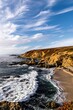 Vertical shot of the Sonoma Coast from Bodega Head