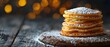 Festive Pancake Day Celebration at Mardi Gras with Traditional Cuisine Delights. Concept Pancake Day, Mardi Gras, Festive Celebration, Traditional Cuisine, Delights