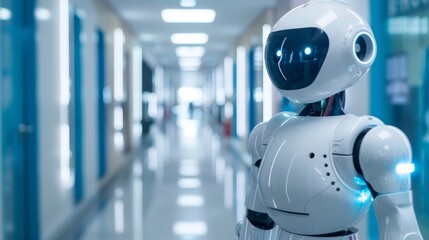 Poster - AI-powered virtual assistants for healthcare providers   AI generated illustration