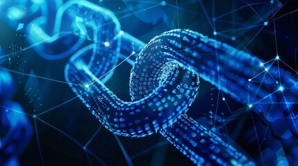 Poster - Blockchain-based health insurance claims processing  AI generated illustration
