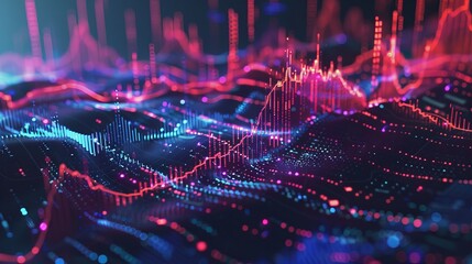 Poster - Explore the concept of data visualization in a creat  AI generated illustration