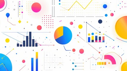 Poster - Explore the concept of data visualization in a creat  AI generated illustration