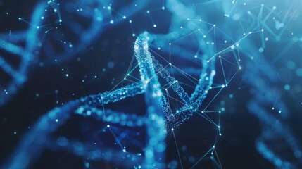 Poster - Exploring the intersection of genetic data and personalized medicine   AI generated illustration