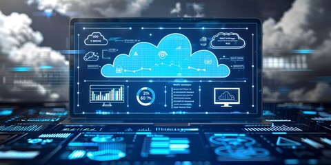 Poster - cloud based business analytics dashboard offering real time insights and performance metrics for opt