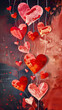 Illustration of saint valentine greeting card