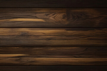 Wall Mural - Brown and black wood wall wooden plank board texture background with grains and structures