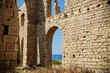 Ruins of the ancient fortress by the sea