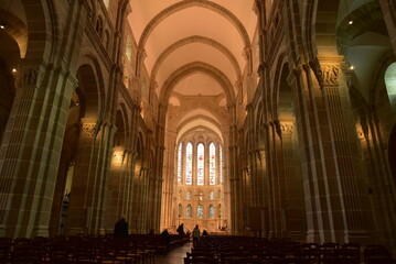 Wall Mural - Nef de la cathédrale d'Autun en Bourgogne. France