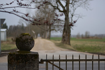 A stone ball of an ancient homestead