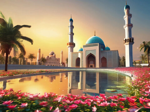 Eid ul Adha Background Design for social media 