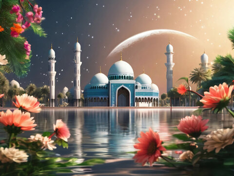 Eid ul Adha Background Design for social media 