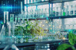 © bajita111122 - Digital visualization of Biotechnology research in a lab