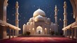 A Stunning Mosque Scene for the Eid Festival