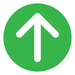 Poster - up arrows icon, directional navigation symbol, direction arrow up icon isolated