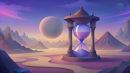 Aufkleber - An enigmatic realm where time stands still and the boundaries between reality and fantasy blur.
