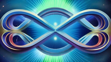 Poster - A fractal of mirrored patterns suggesting the infinity and complexity of parallel dimensions beyond our comprehension.