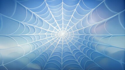 Poster - Soft and delicate like a frostcovered spiderweb the intricate fractal patterns glimmer in the winter sunlight.