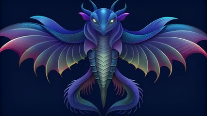 Poster - The intricate patterns of iridescent scales are like a work of art each one unique and entrancing in its own way.