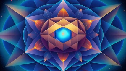 Poster - From one angle a kaleidoscopic vision may appear chaotic but from another it reveals a stunning harmony and balance.