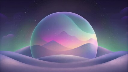 Poster - A shimmering illusion of holographic haze creating a sense of wonder and mystery.