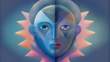 Poster - Asymmetrical artistry defies expectations and embraces imperfection resulting in a compelling and unique visual experience.