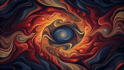 Aufkleber - A true work of art Marbled Majesty exudes an air of regal grandeur through its bold use of swirling hues and textures.