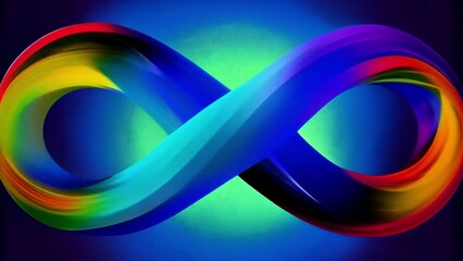 Poster - A fusion of bold and vivid colors intersecting and bending to form an otherworldly depiction of the complex nature of waveforms.