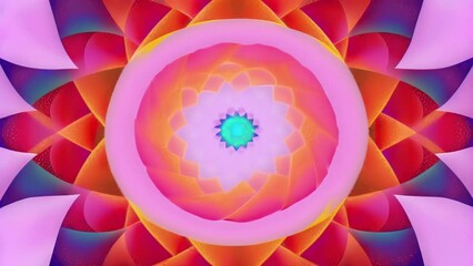 Aufkleber - A chaotic collision of polarized shapes and colors forming a dynamic and mesmerizing pattern that changes with every shift in perspective.