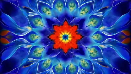 Poster - Vibrant threads of energy intersect and diverge forming a kaleidoscopic web of color.