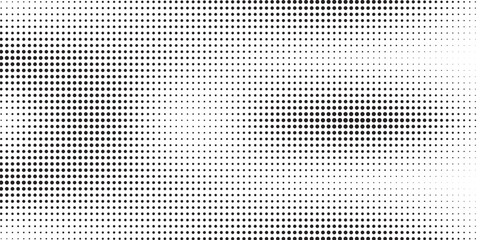 Wall Mural - Abstract halftone dotted background. Monochrome pattern with dot and circles. vector ilustration