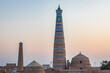 Late afternoon light on the Islam Khodja Minaret in Khiva.