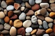 minimalistic design Game texture stones, pebbles, rock wall seamless pattern.