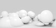 Group of balloons in black and white abstract environment 360 panorama vr environment map