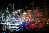 Fototapeta Dmuchawce - City lights abstract