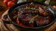The dish of Venezuela. Asado Negro is a Venezuelan roast, the meat is stewed in red wine sauce.