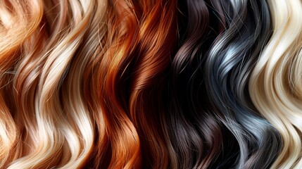 Wall Mural - Perfect hair, stunning style: Discover the secrets to radiant, flowing locks.