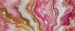 An elegant natural marble texture with pink hues and gold veining, perfect for luxurious background