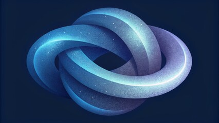 Aufkleber - Smooth undulating lines of light intertwining and overlapping in a seamless flow.