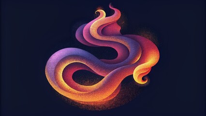 Aufkleber - With a flick of the wrist vibrant smoke swirls and curves to create a psychedelic masterpiece that seems to come alive.