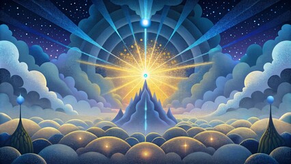 Poster - A mosaic of dazzling lights illuminating the air with energy and excitement.