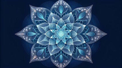 Poster - A beautiful array of laceinspired shapes each one uniquely crafted with fine intricate details.