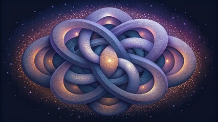Poster - Chaotic yet harmonious interlocking illusions leave the mind in a state of wonder and confusion.