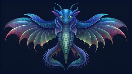 Aufkleber - The intricate patterns of iridescent scales are like a work of art each one unique and entrancing in its own way.
