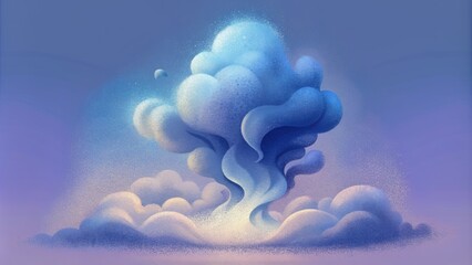 Poster - Soft and elusive the ephemeral smoke dances with an ethereal grace before vanishing into the ether.