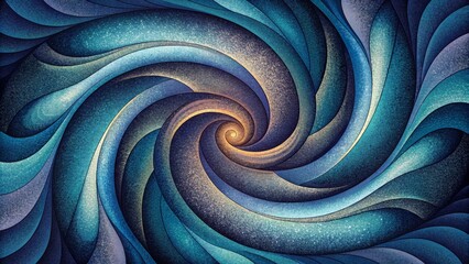 Wall Mural - Twisting and turning with the grace of a symphony a tapestry of swirling lines.